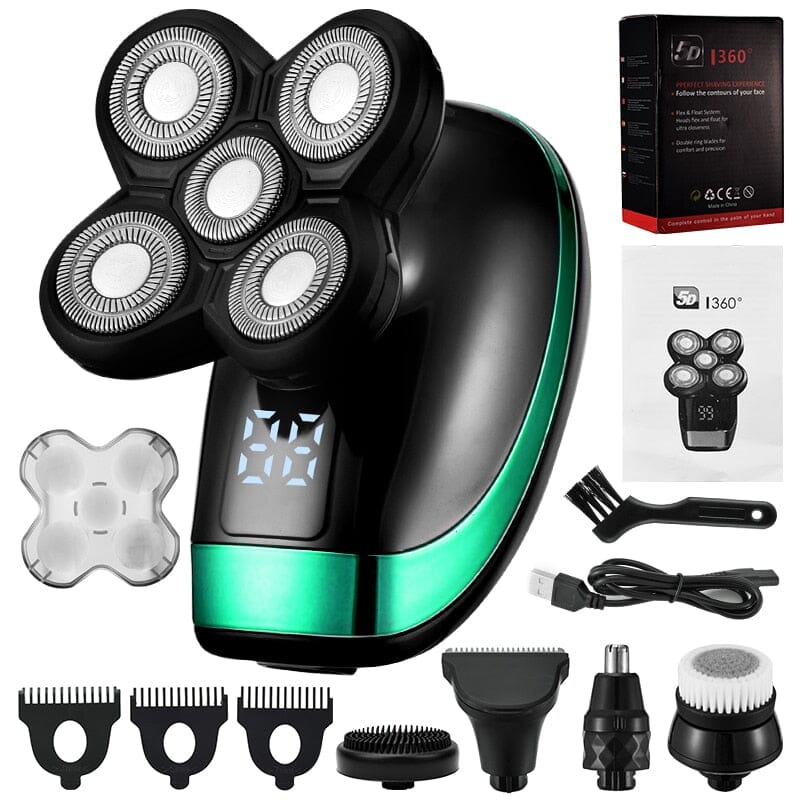 Portable Rechargeable 5-in-1 Electric Shaver